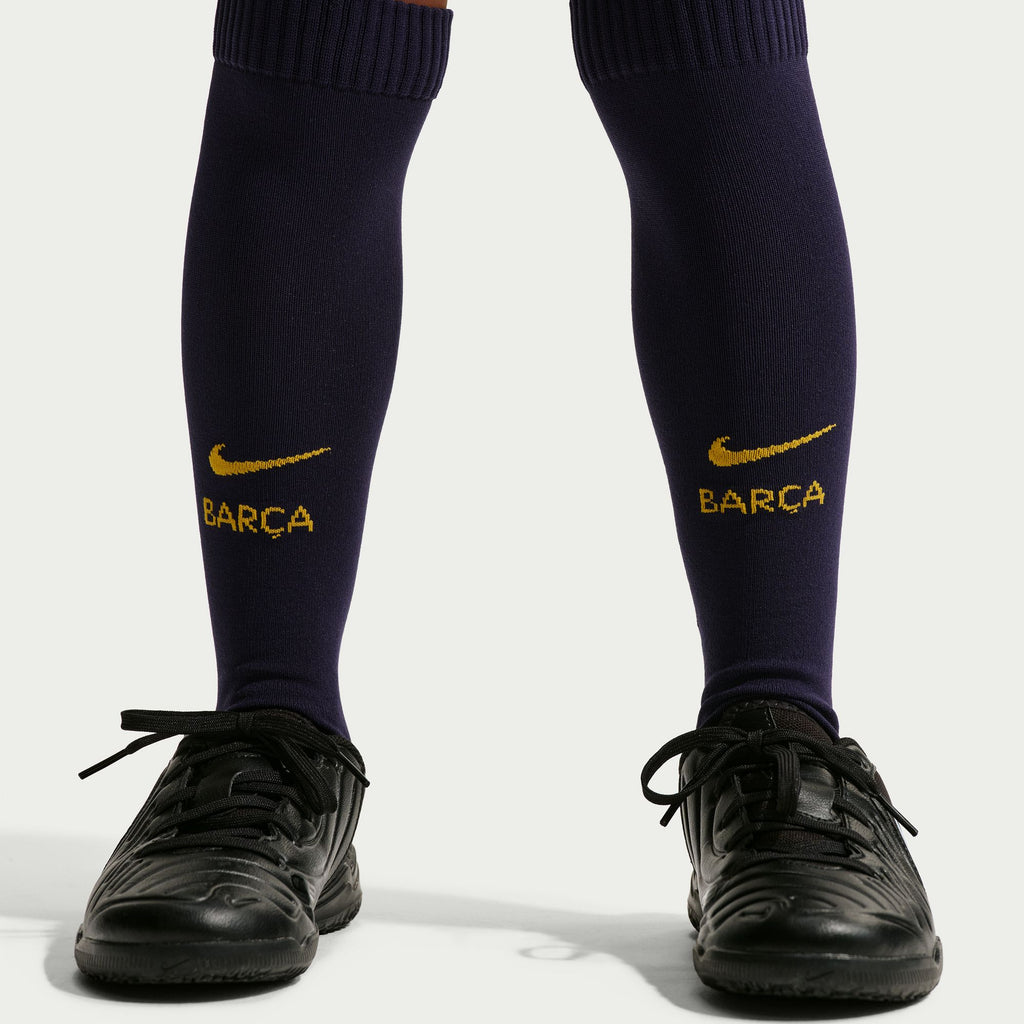 Nike FC Barcelona 2026 Stadium Home Little Kids' Nike Soccer Replica 3-Piece Kit - II1625-683-NIKE by Nike | Available at Niky's Sports