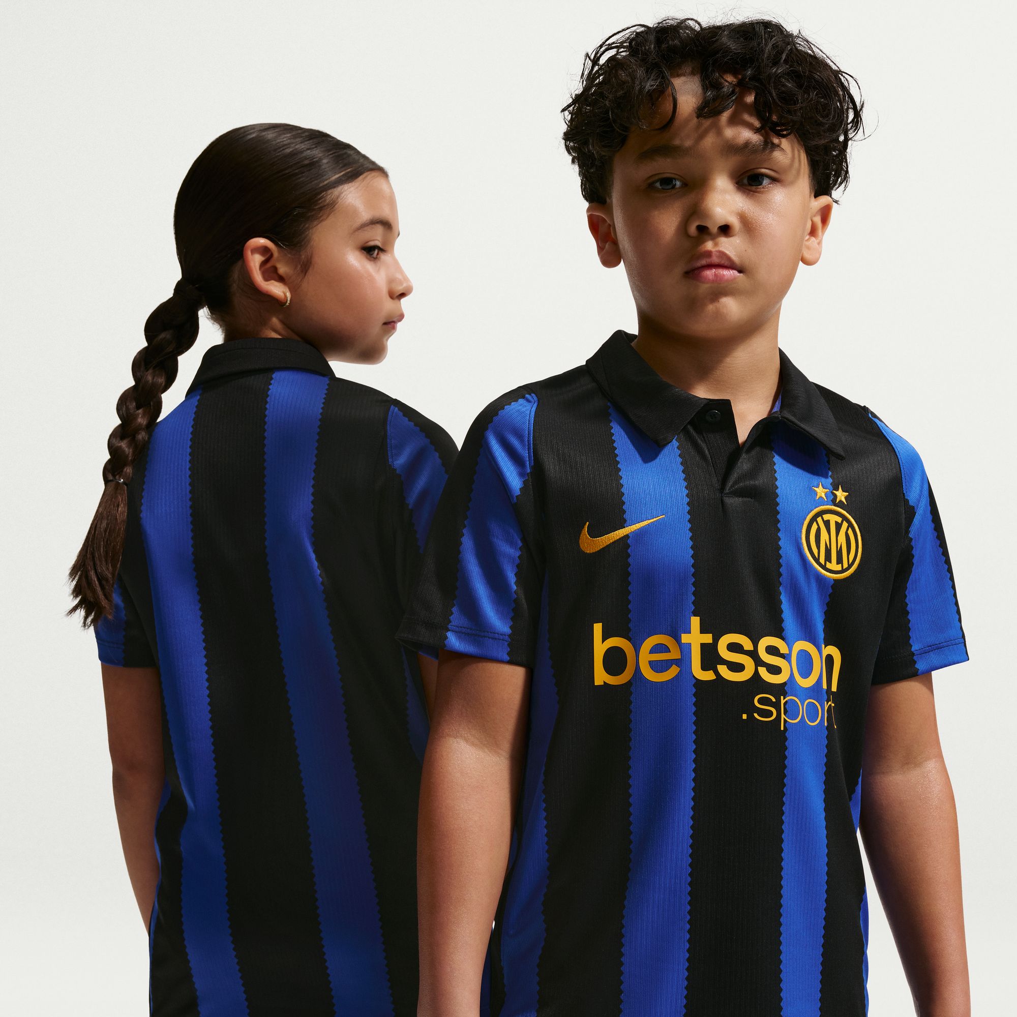 Nike Inter Milan 2026/27 Stadium Home Big Kids' Dri-FIT Soccer Replica Jersey