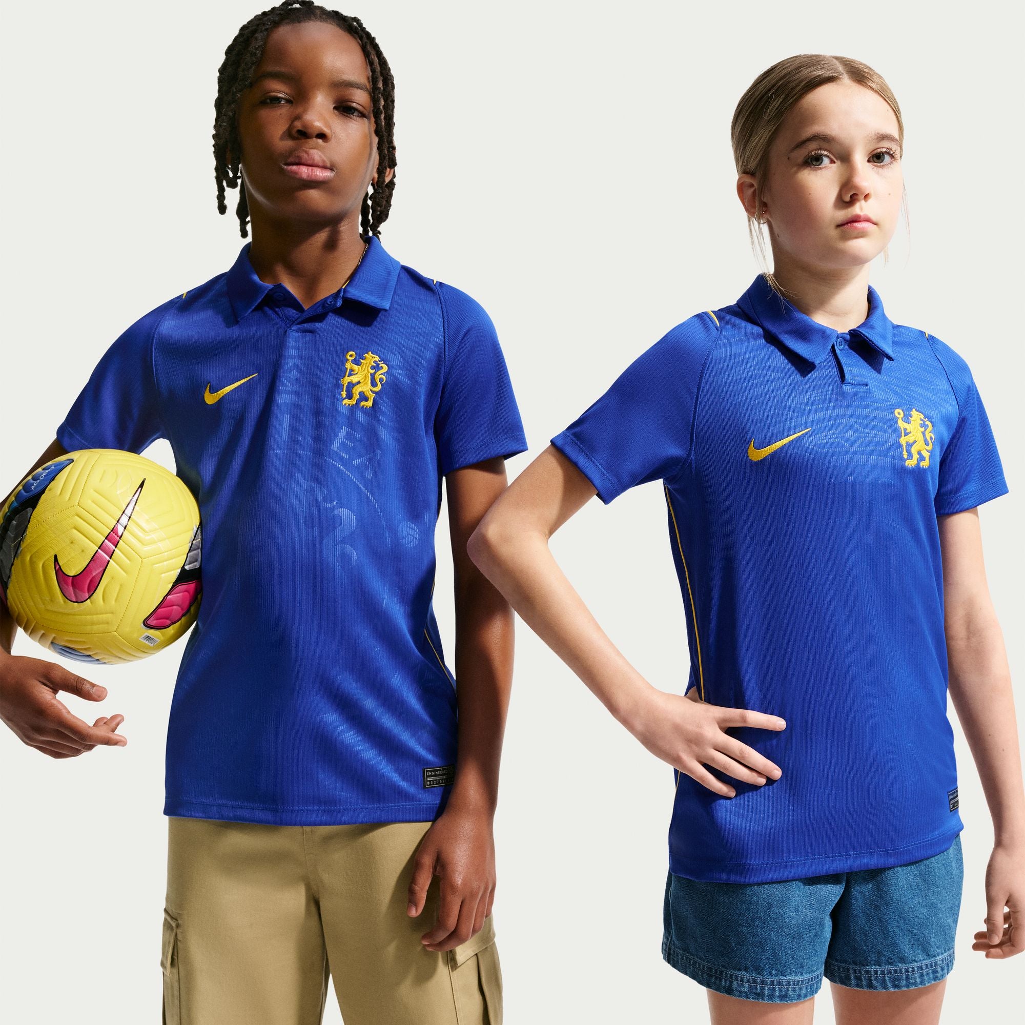 Nike  Chelsea FC 2026/27 Stadium Home Big Kids' Nike Dri-FIT Soccer Repica Jersey