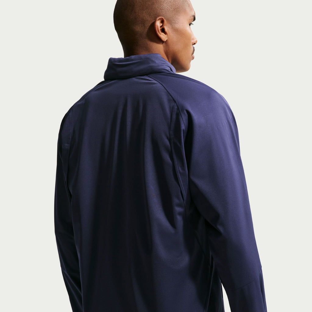 Nike FC Barcelona Strike Shield Men's Nike Soccer Hooded Rain Jacket - II1749-498-NIKE by Nike | Available at Niky's Sports