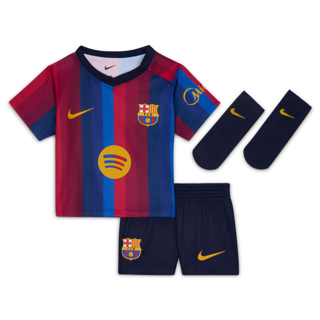 Nike FC Barcelona 2026 Stadium Home Baby/Toddler Soccer Replica 3-Piece Kit - II1807-683-NIKE by Nike | Available at Niky's Sports