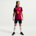 Nike FC Barcelona Strike Big Kids' Soccer Dri-FIT Short-Sleeve Top