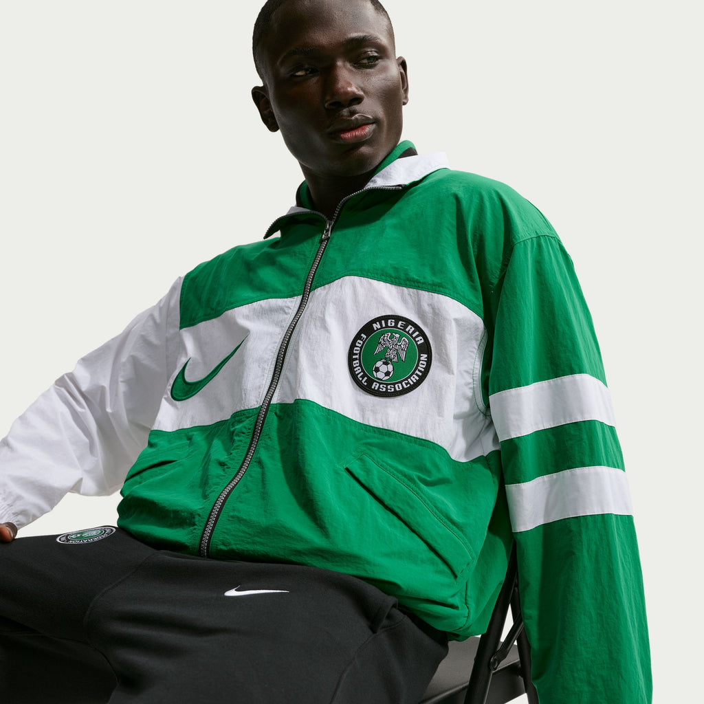 Nike Nigeria 1996 Reissue Men's Soccer Replica Track Jacket - II6993-310-NIKE by Nike | Available at Niky's Sports