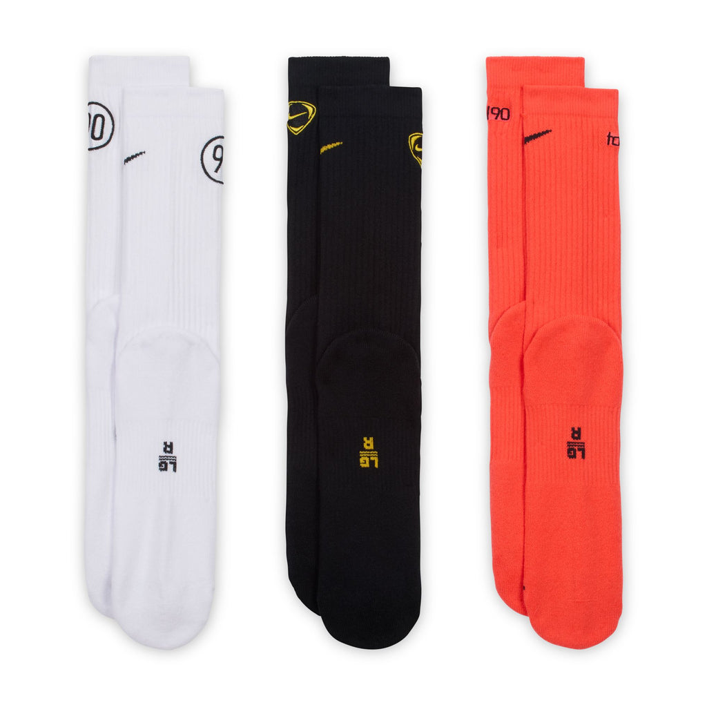 Nike Total 90 Everyday Cushioned Crew Socks (3 Pairs) - IM5021-900-NIKE by Nike | Available at Niky's Sports