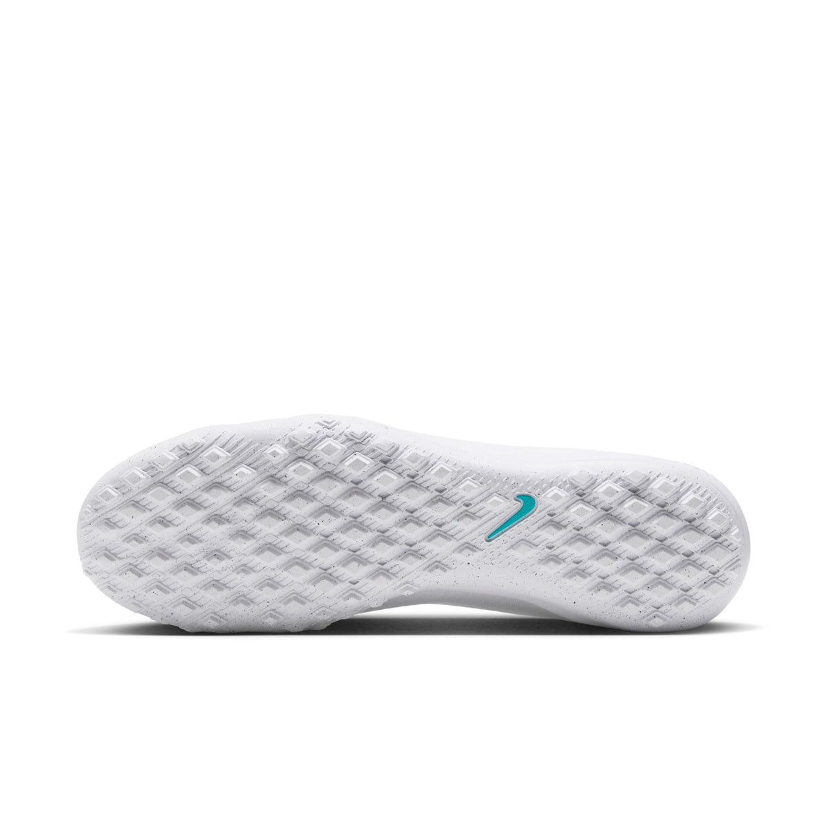 Nike Mercurial Vapor 17 Pro turf soccer shoes in White/Dusty Cactus, rubber turf outsole — IM5811-102