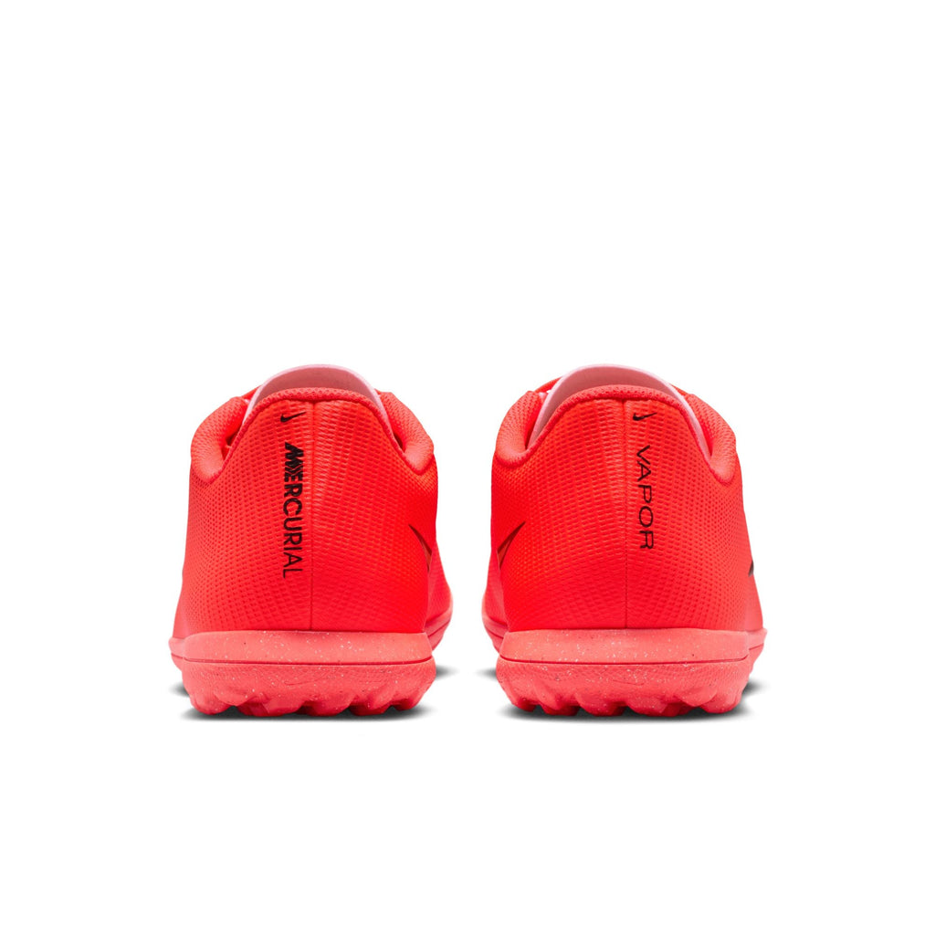 Nike Mercurial Vapor 17 Club Turf Soccer Shoes – Bright Crimson / Blur – heel view