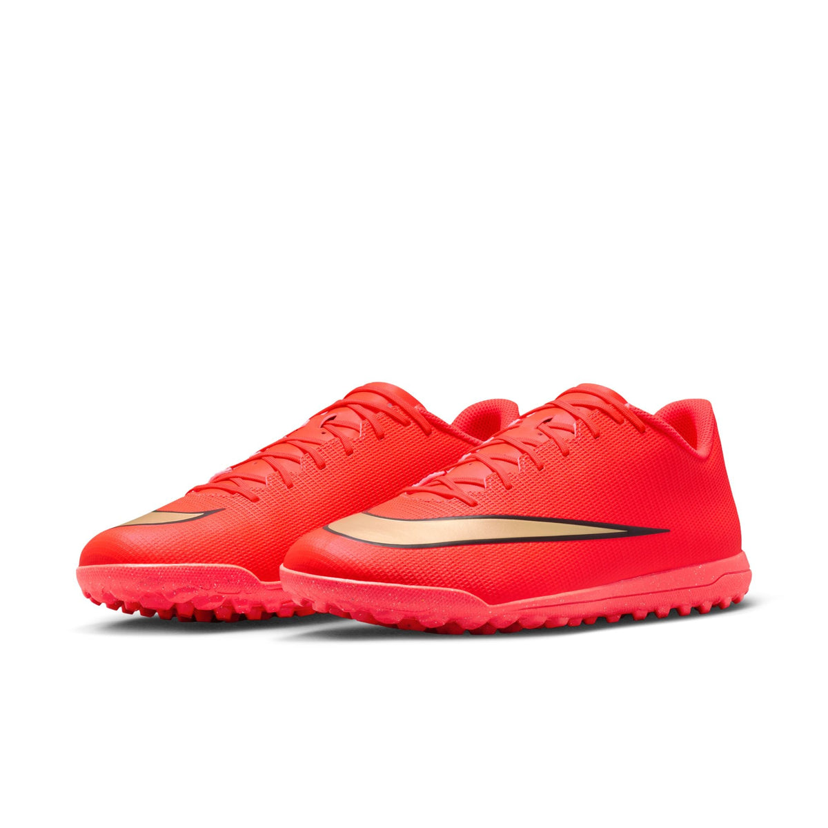 Nike Mercurial Vapor 17 Club Turf Soccer Shoes – Bright Crimson / Blur – front view