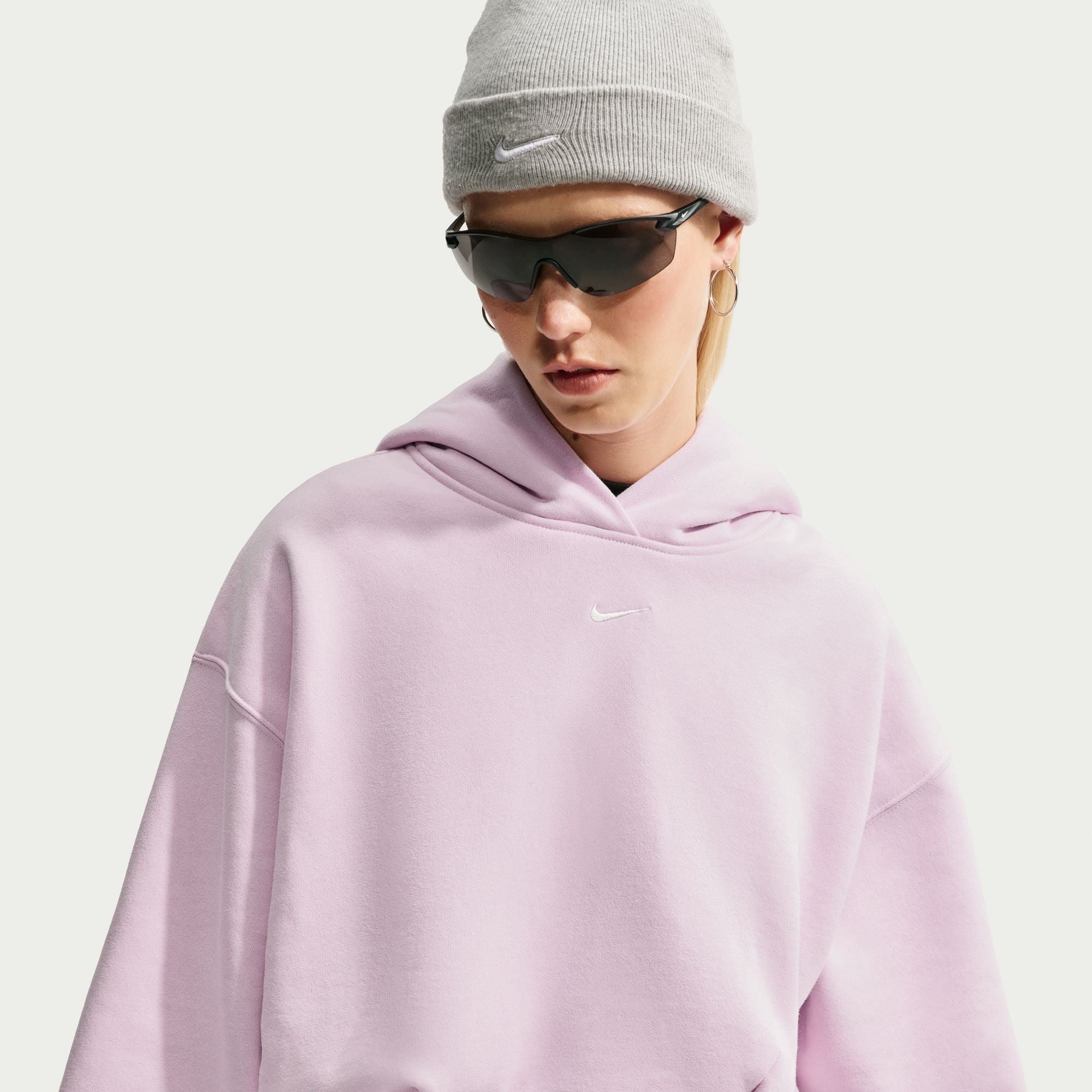 Nike Studio Fleece Medium Weight Women's Oversized Pullover Hoodie