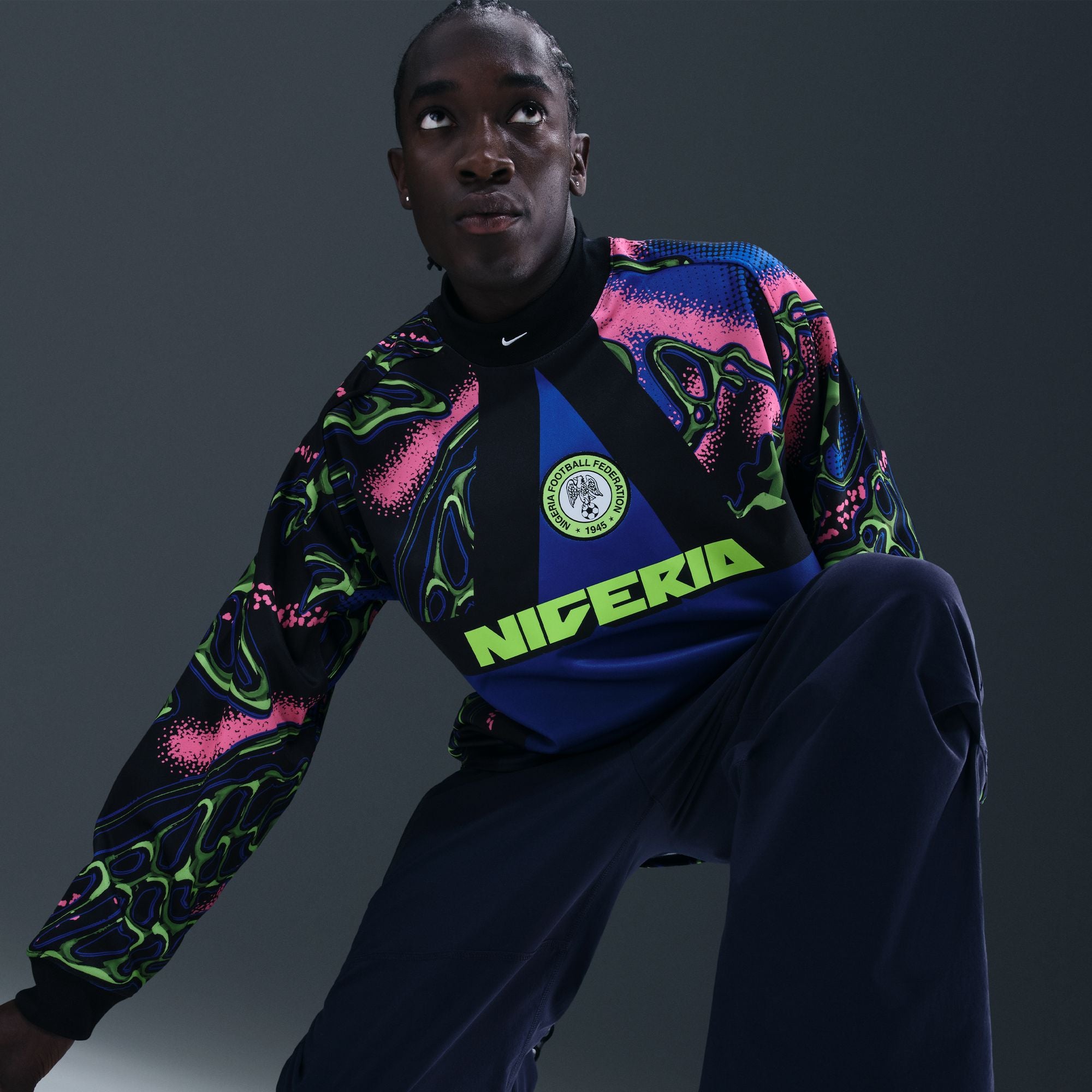 Nike Nigeria Hollywood Men's Keepers Jersey - IO0782-010-NIKE by Nike | Available at Niky's Sports