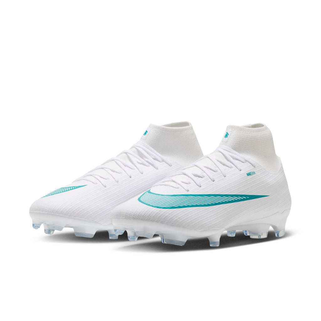 Nike Mercurial Superfly 11 Academy MG Soccer Cleats – White / Dusty Cactus, pair view — IO1485-102