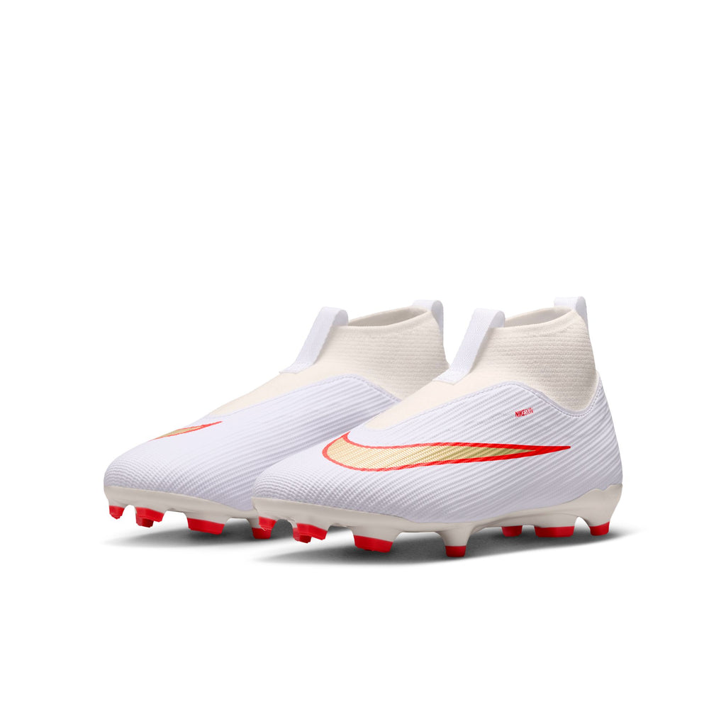 Nike Jr. Mercurial Superfly 11 Academy Big Kids' Multi-Ground High-Top Soccer Cleats - IO1493-100-NIKE by Nike | Available at Niky's Sports