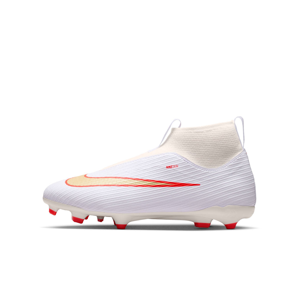 Nike Jr. Mercurial Superfly 11 Academy Big Kids' Multi-Ground High-Top Soccer Cleats - IO1493-100-NIKE by Nike | Available at Niky's Sports