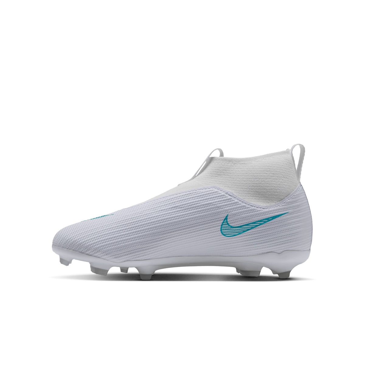Nike Jr. Mercurial Superfly 11 Academy MG Kids' Soccer Cleats – White/Dusty Cactus