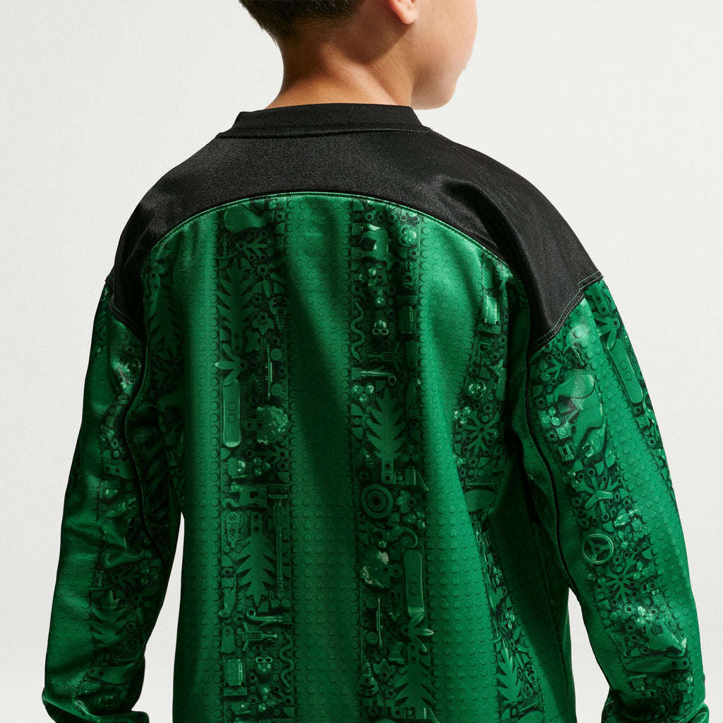 Nike x LEGO® Collection Big Kids' Soccer Goalkeeper Jersey - IO3128-010-NIKE by Nike | Available at Niky's Sports
