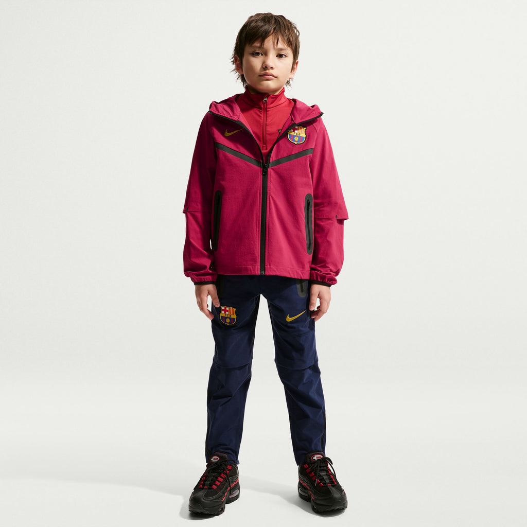 Nike FC Barcelona Tech Big Kids' Soccer Full-Zip Jacket