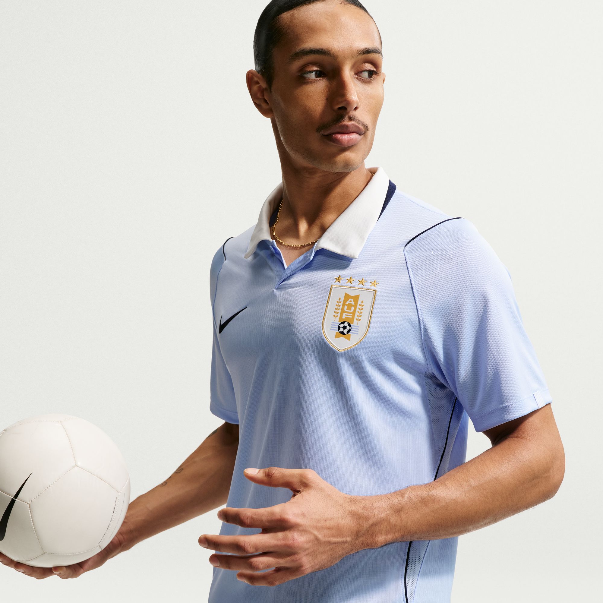 Nike Uruguay 2026 Stadium Home Men's Nike Dri-FIT Soccer Replica Jersey - IO4680-425-NIKE by Nike | Available at Niky's Sports