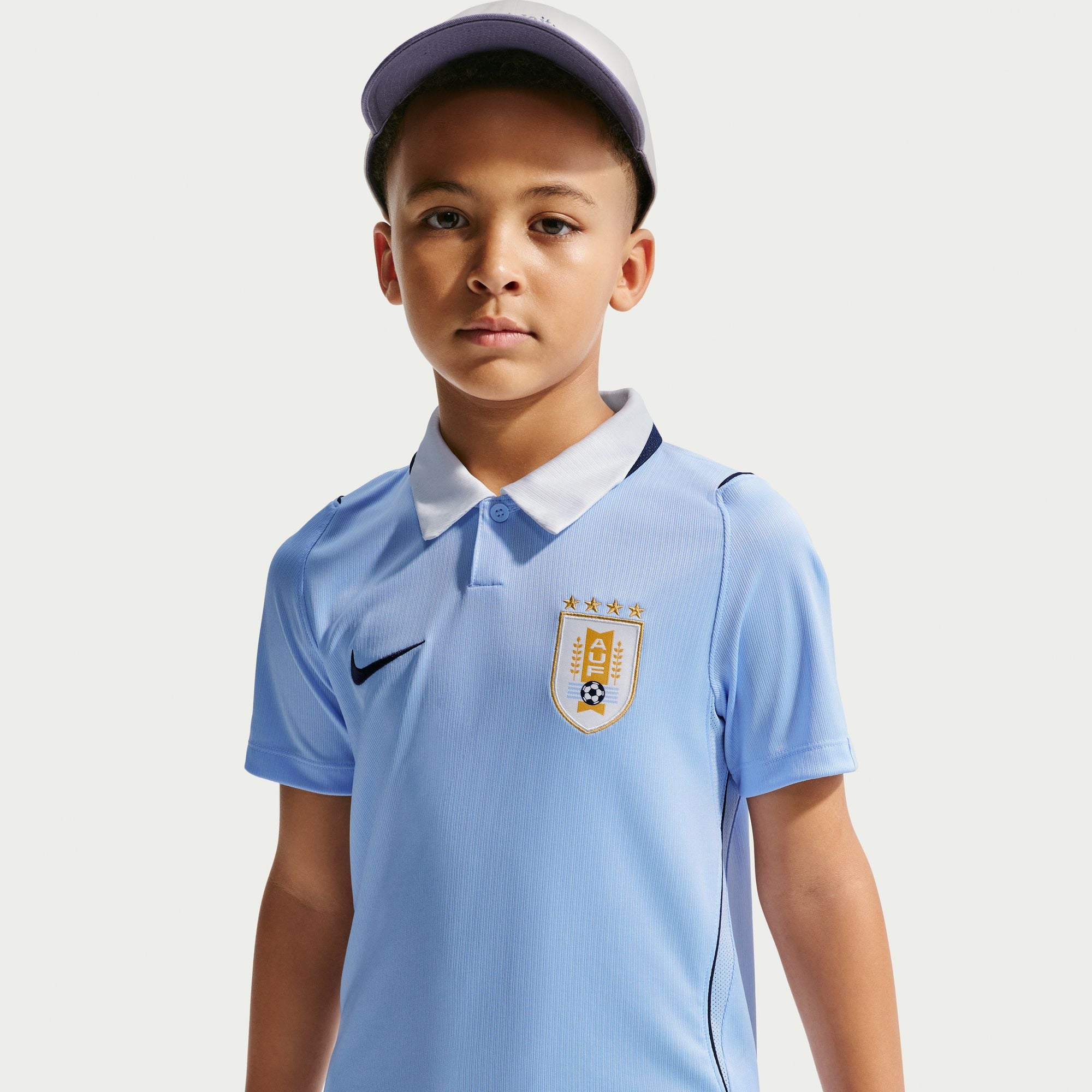 Nike Uruguay 2026 Stadium Home Big Kids' Nike Dri-FIT Soccer Replica Jersey - IO4686-425-NIKE by Nike | Available at Niky's Sports