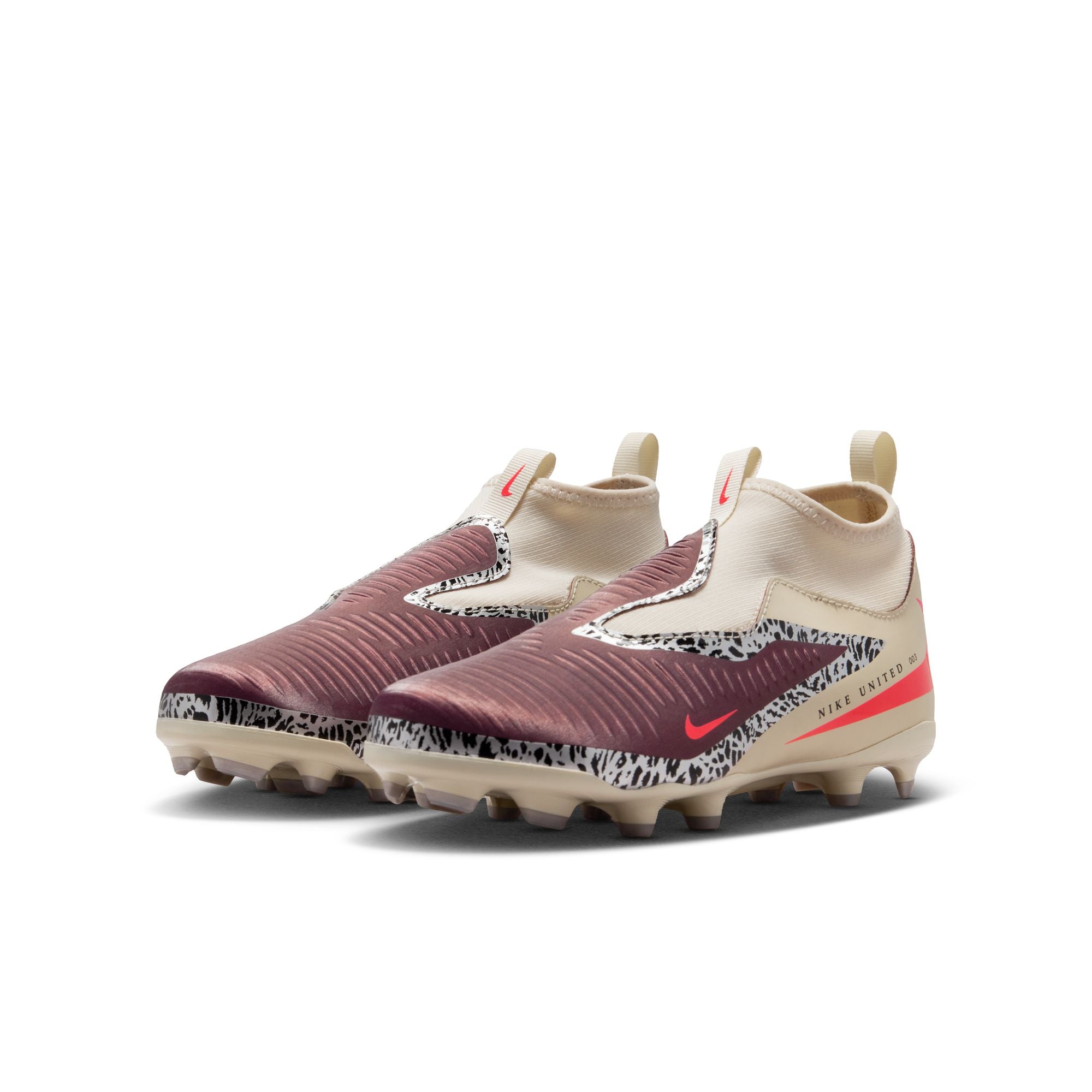 Nike United Jr. Phantom 6 High Academy Big Kids' Multi-Ground Soccer Cleats - IO8481-661-NIKE by Nike | Available at Niky's Sports