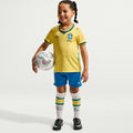 Nike Brazil 2026 Stadium Home Little Kids' Nike Soccer Replica 3-Piece Kit