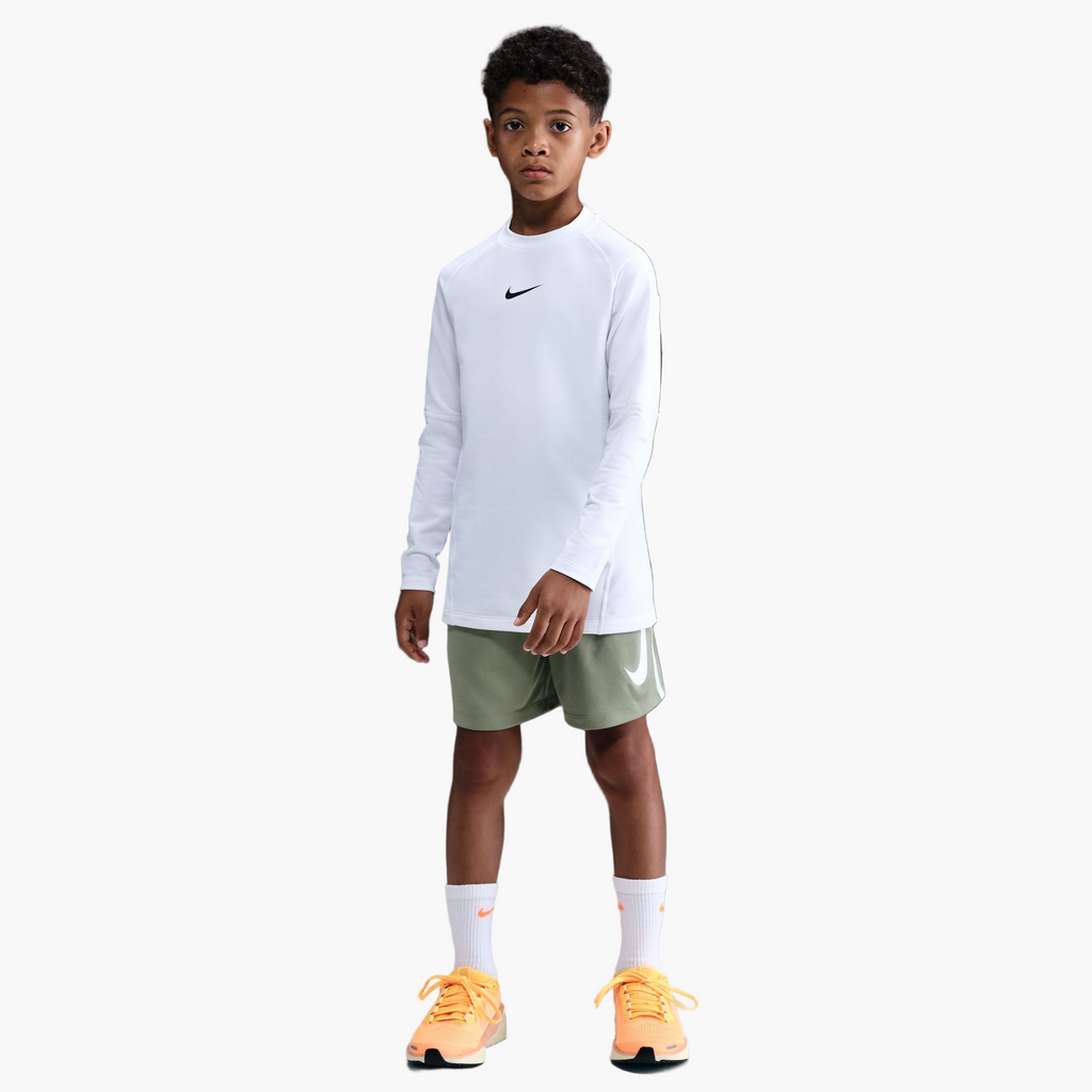 Nike Pro Big Kids' (Boys') Dri-FIT Long-Sleeve Crewneck Top