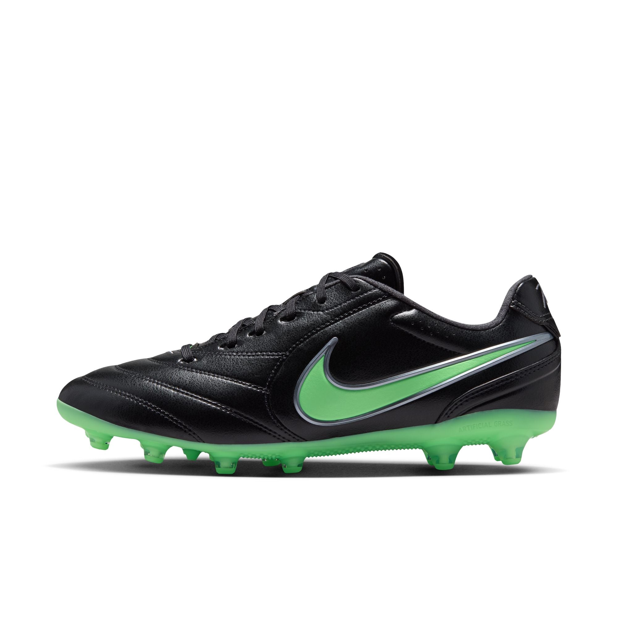 Nike Tiempo Ligera Pro Artificial-Grass Low-Top Soccer Cleats - IO9609-001-NIKE by Nike | Available at Niky's Sports