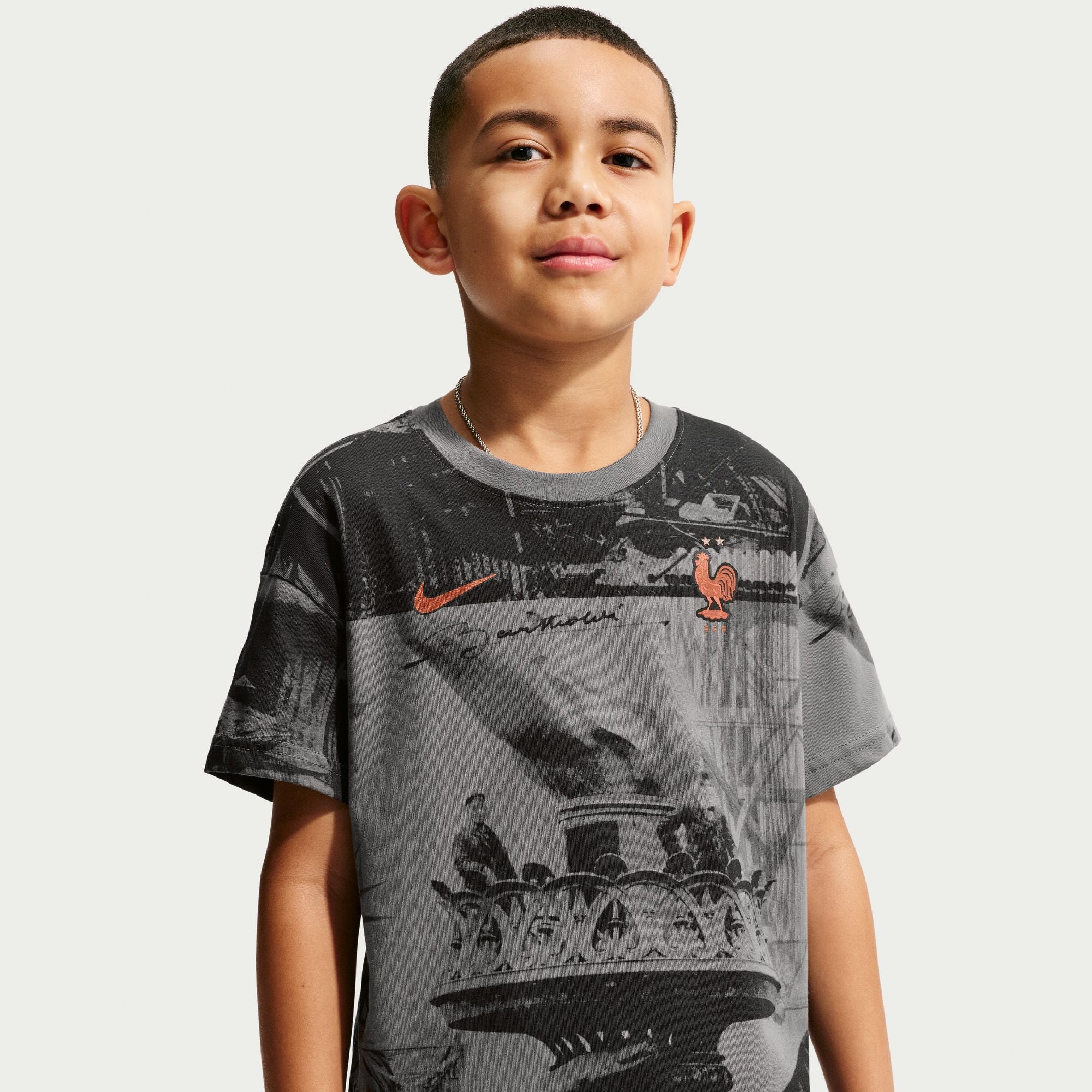 Nike France Big Kids' Nike Soccer T-Shirt - IQ2192-068-NIKE by Nike | Available at Niky's Sports