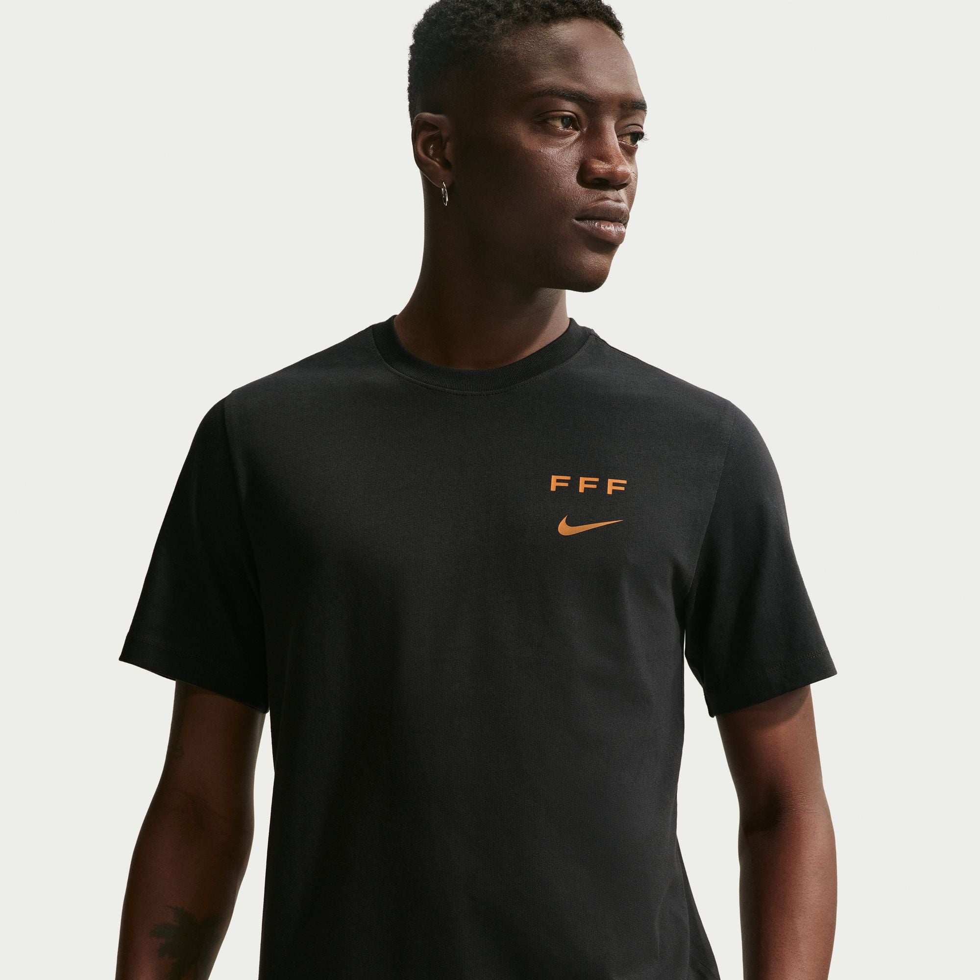 Nike France Men's Nike Soccer T-Shirt - IQ2232-010-NIKE by Nike | Available at Niky's Sports