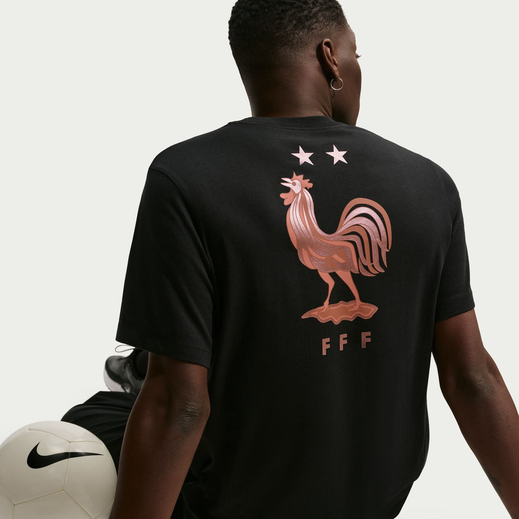 Nike France Men's Nike Soccer T-Shirt - IQ2232-010-NIKE by Nike | Available at Niky's Sports