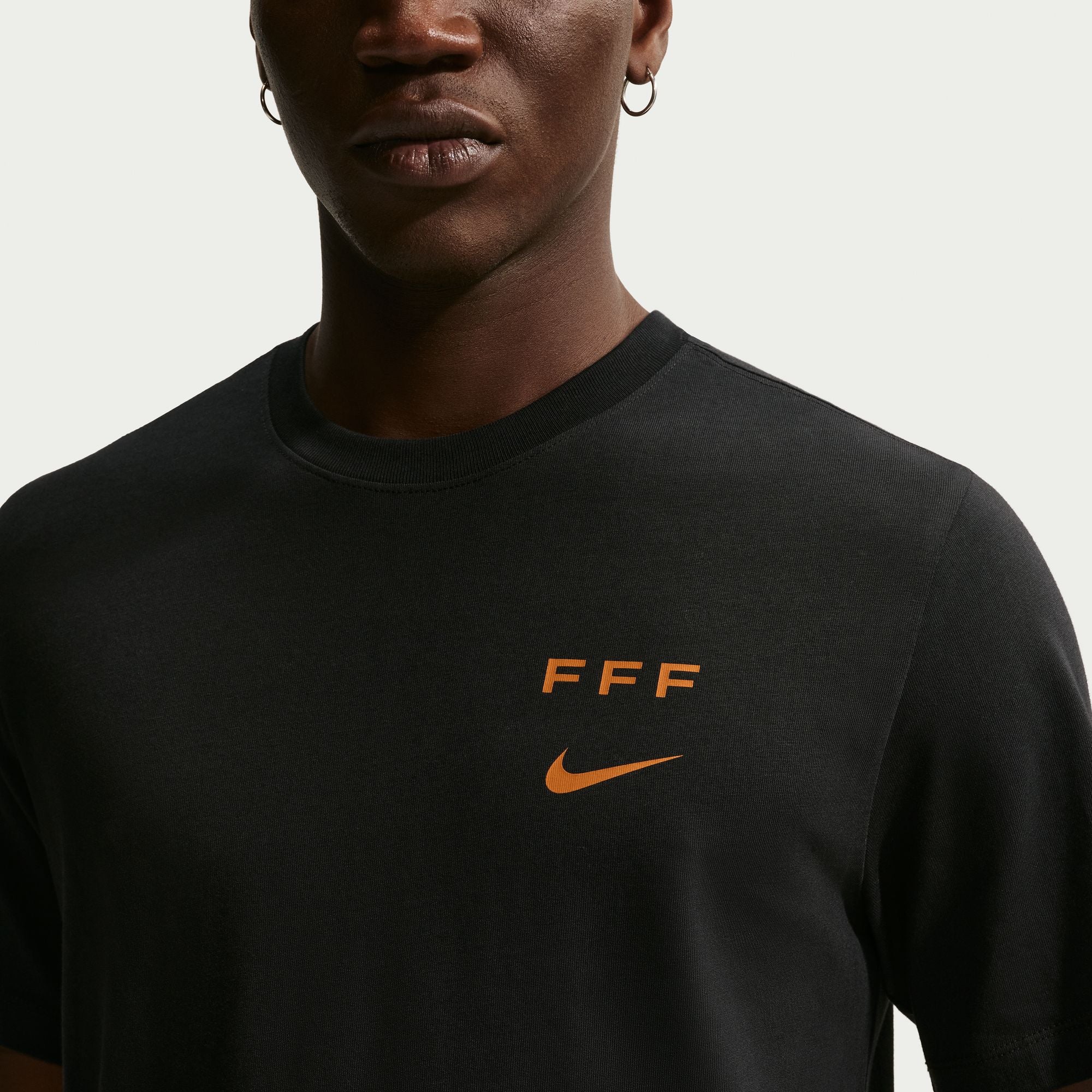 Nike France Men's Nike Soccer T-Shirt - IQ2232-010-NIKE by Nike | Available at Niky's Sports
