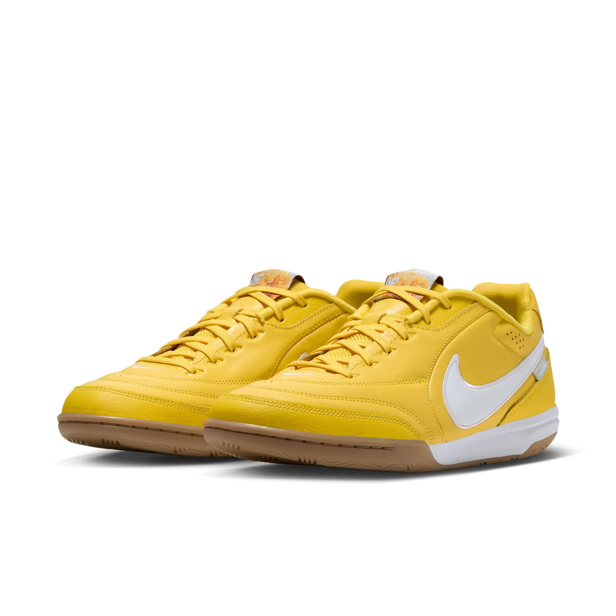 Nike Tiempo Streetgato "Joga Bonito" Indoor Soccer Shoes – Chrome Yellow, pair view — IQ8057-700