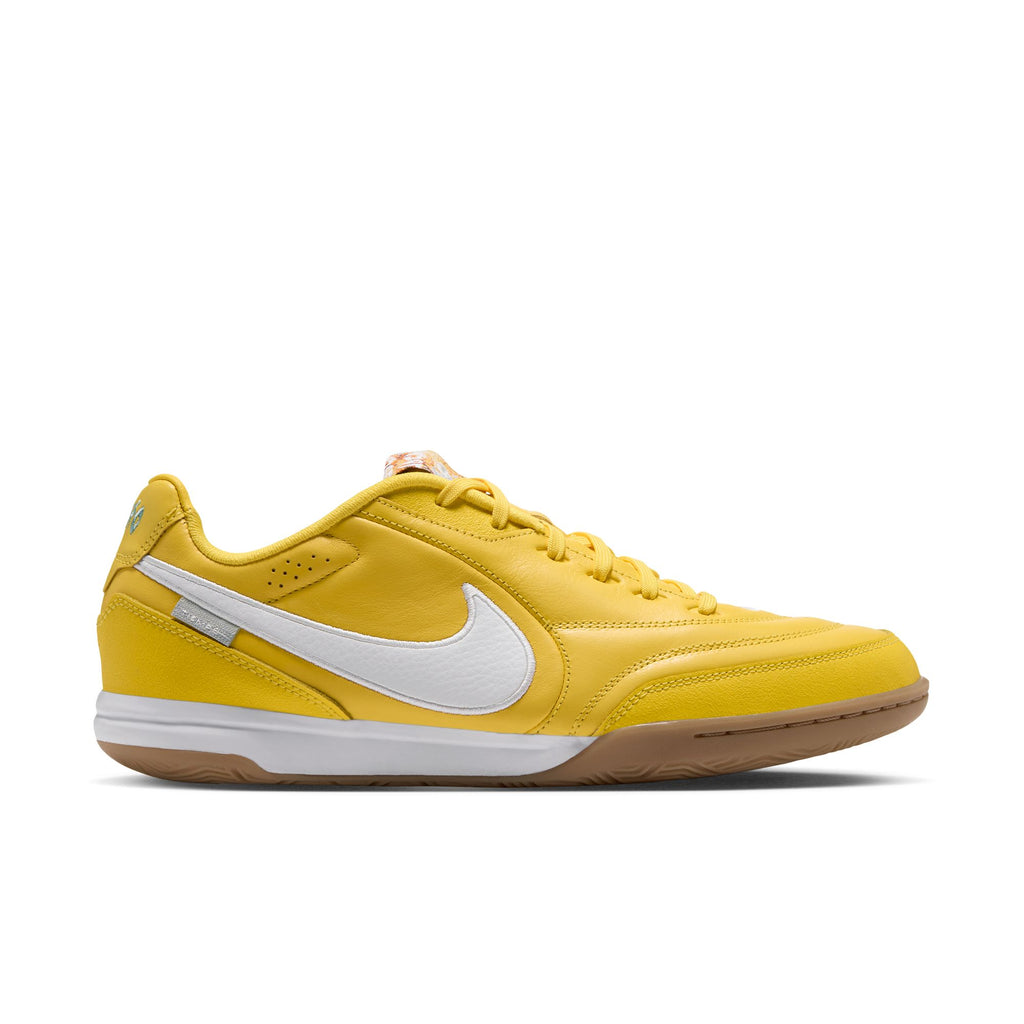 Nike Tiempo Streetgato "Joga Bonito" Indoor Soccer Shoes – Chrome Yellow, opposite side view — IQ8057-700