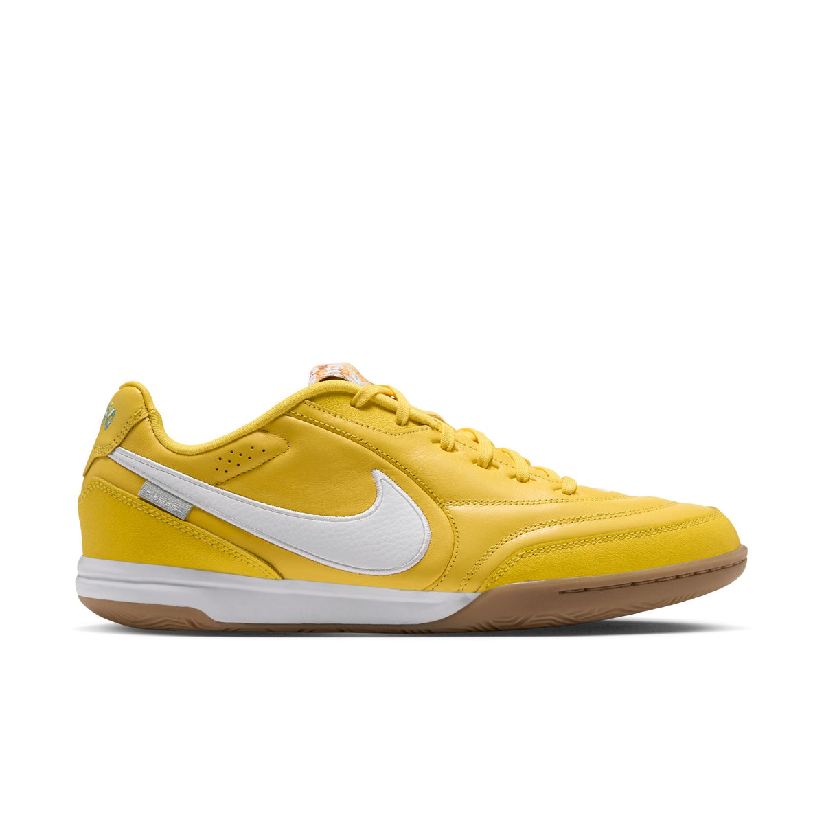 Nike Tiempo Streetgato "Joga Bonito" Indoor Soccer Shoes – Chrome Yellow, opposite side view — IQ8057-700