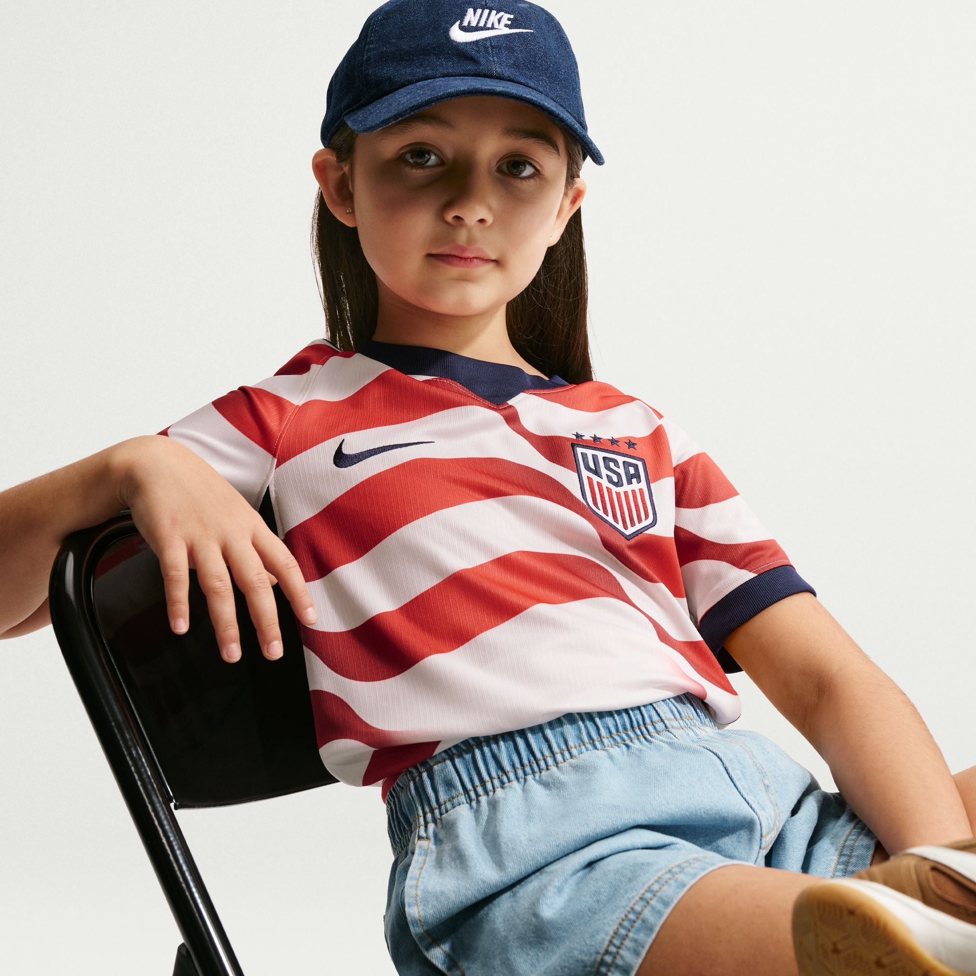 Nike USA 2026 Stadium Home Big Kids' Nike Dri-FIT Soccer Replica Jersey