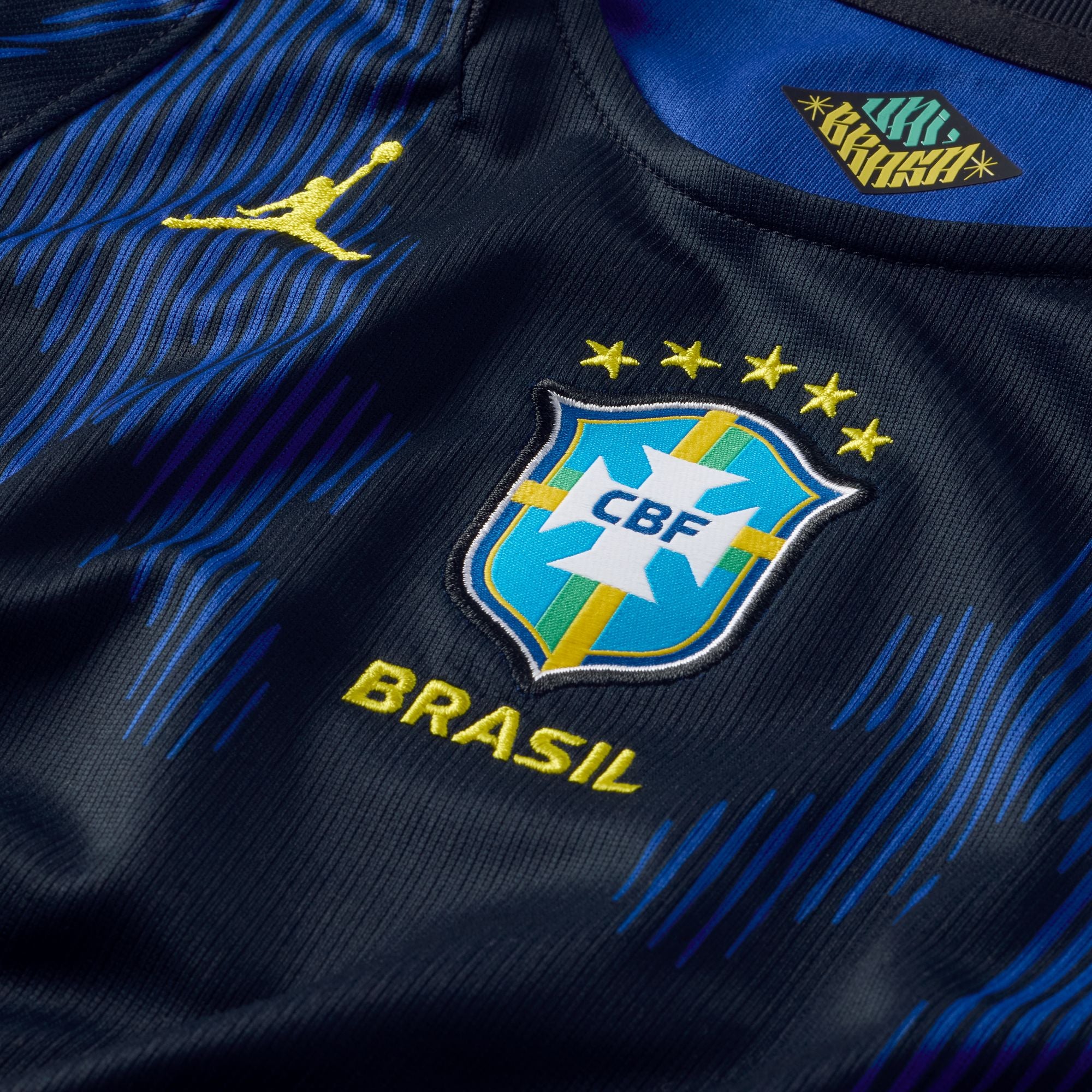 Nike Brazil 2026 Stadium Away Big Kids' Jordan Dri-FIT Soccer Replica Jersey