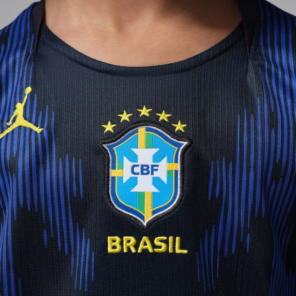 Nike Brazil 2026 Stadium Away Big Kids' Jordan Dri-FIT Soccer Replica Jersey