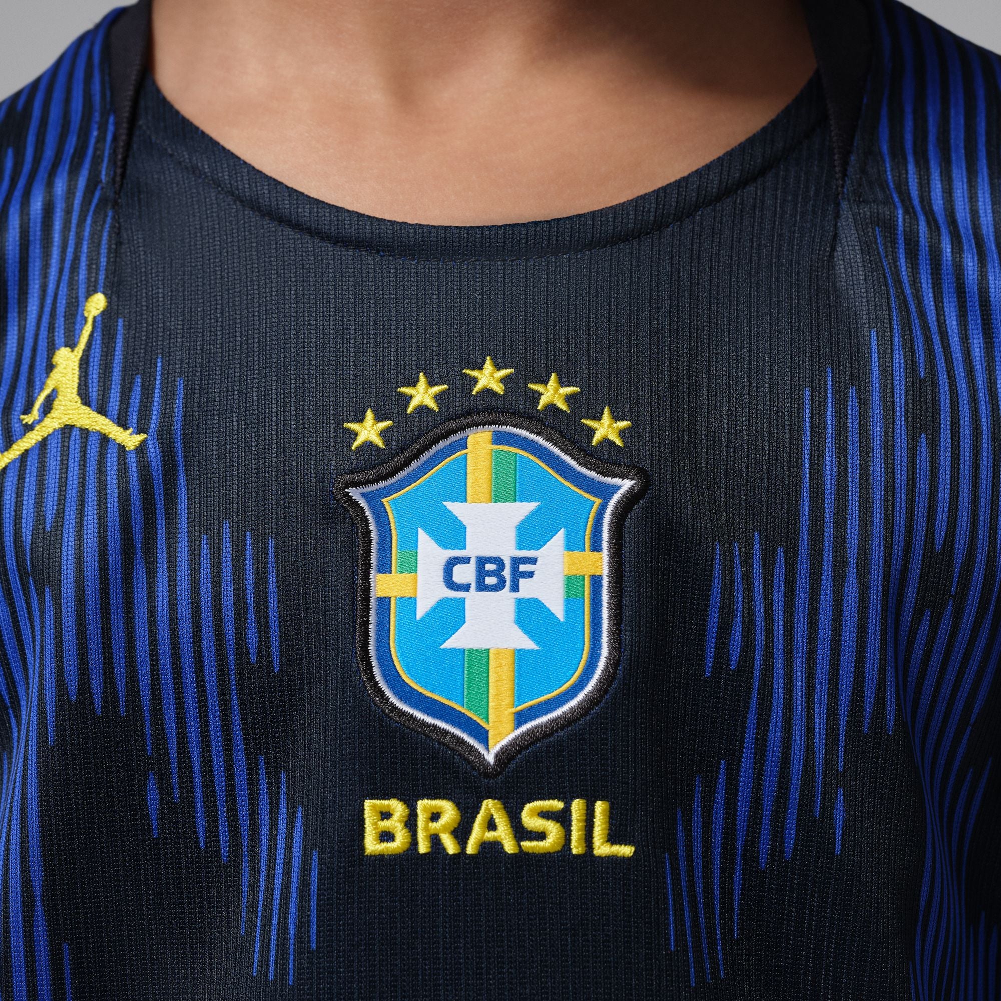 Nike Brazil 2026 Stadium Away Big Kids' Jordan Dri-FIT Soccer Replica Jersey
