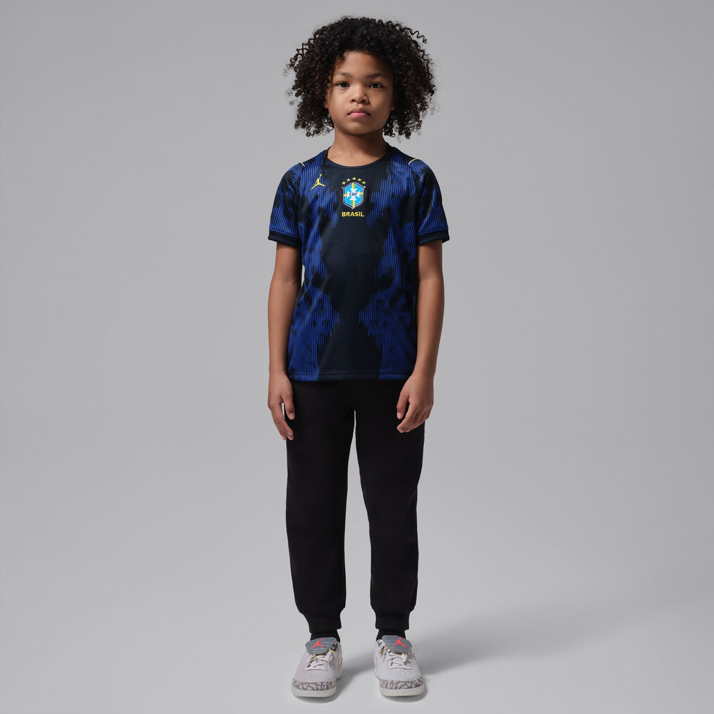 Nike Brazil 2026 Stadium Away Big Kids' Jordan Dri-FIT Soccer Replica Jersey