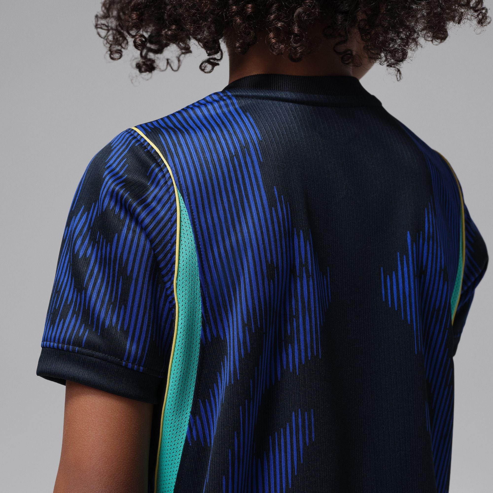 Nike Brazil 2026 Stadium Away Little Kids' Jordan Soccer Replica 3-Piece Kit - IU1071-417-NIKE by Nike | Available at Niky's Sports