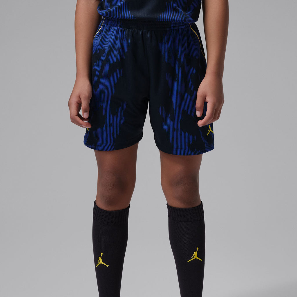 Nike Brazil 2026 Stadium Away Little Kids' Jordan Soccer Replica 3-Piece Kit - IU1071-417-NIKE by Nike | Available at Niky's Sports