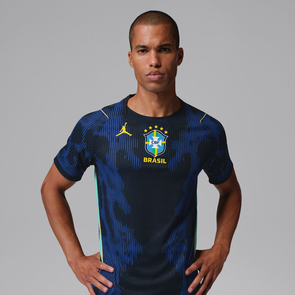Nike Brazil 2026 Match Away Men's Jordan Aero-FIT Soccer Authentic Jersey - IU1074-417-NIKE by Nike | Available at Niky's Sports