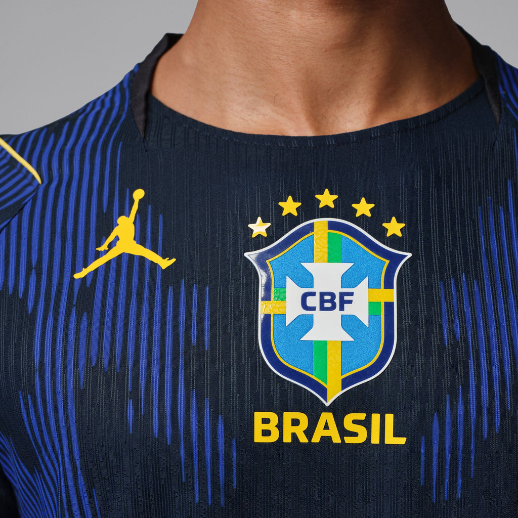 Nike Brazil 2026 Match Away Men's Jordan Aero-FIT Soccer Authentic Jersey - IU1074-417-NIKE by Nike | Available at Niky's Sports