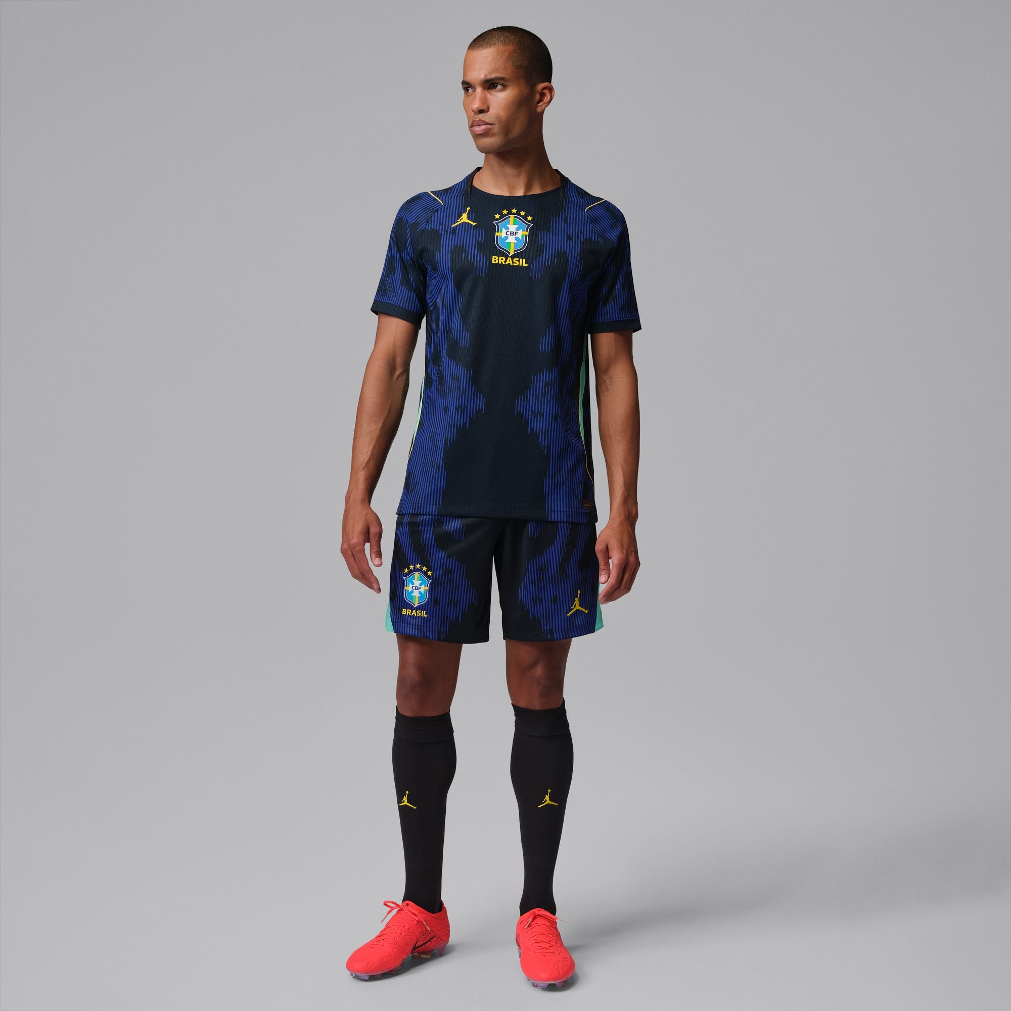 Brasil Jordan AERO-FIT ユニフォーム L Nike Brazil 2026 Match Away Men's Jordan Aero-FIT Soccer Authentic Jer