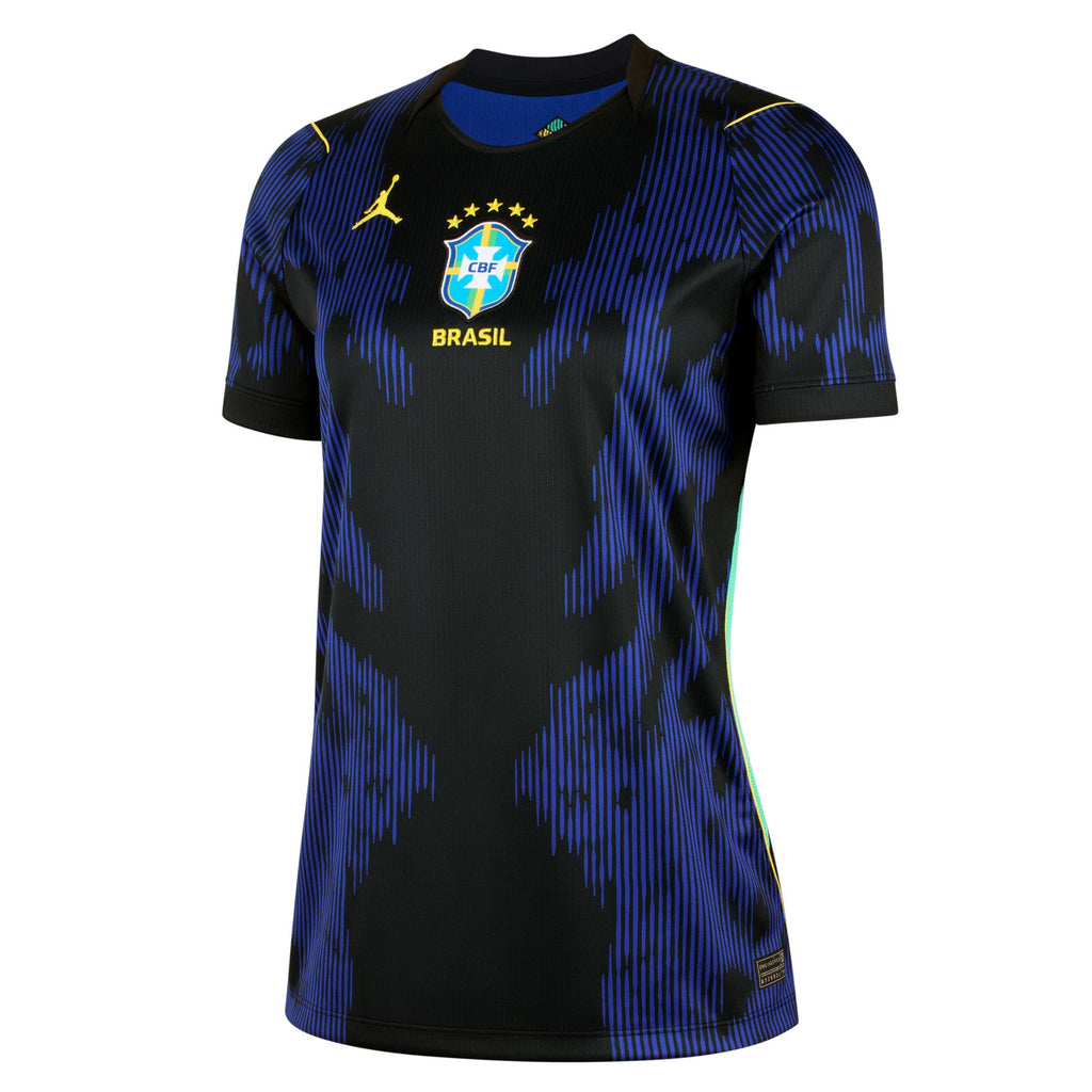 Nike Brazil 2026 Stadium Away Women's Jordan Dri-FIT Soccer Replica Jersey - IU1077-417-NIKE by Nike | Available at Niky's Sports