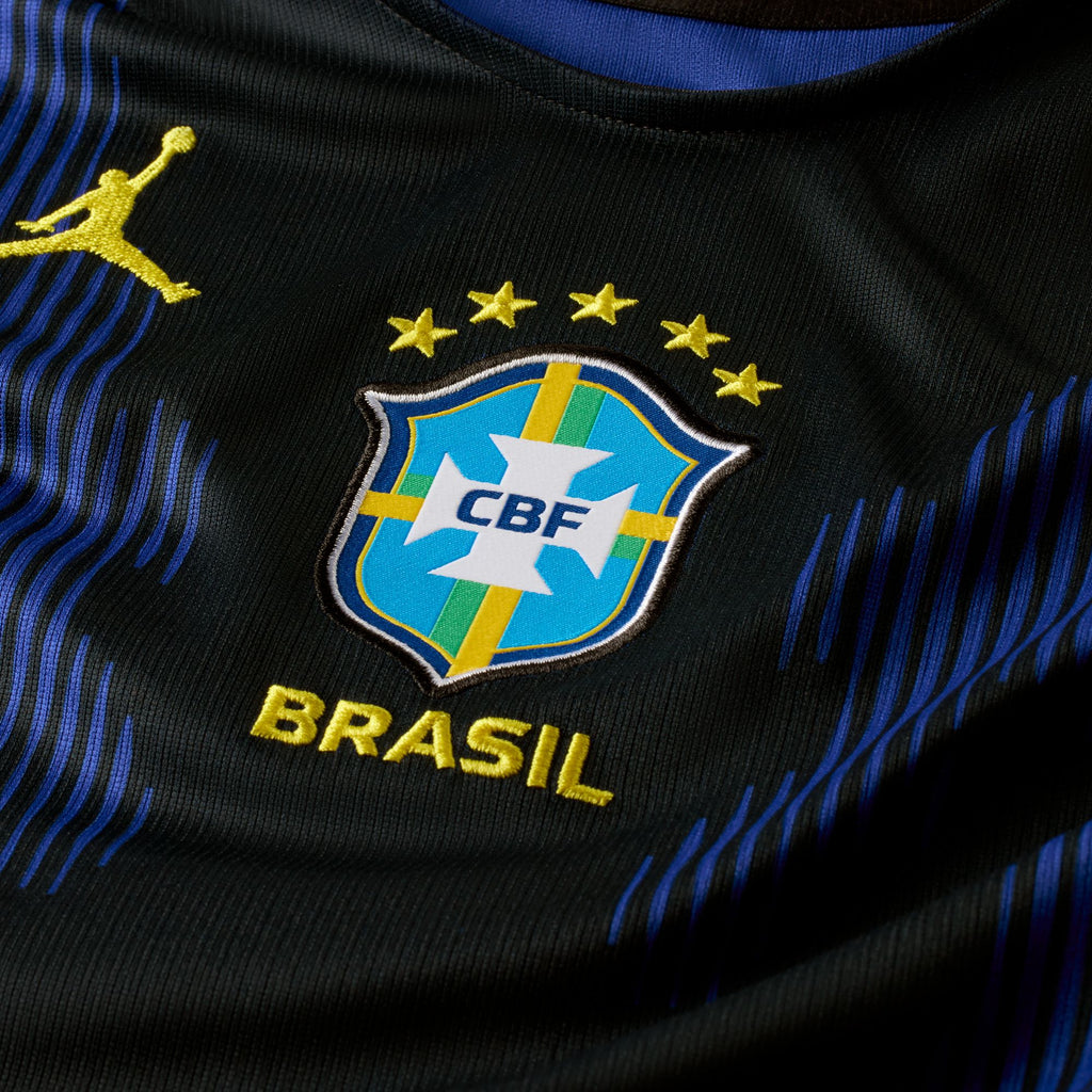 Nike Brazil 2026 Stadium Away Women's Jordan Dri-FIT Soccer Replica Jersey - IU1077-417-NIKE by Nike | Available at Niky's Sports