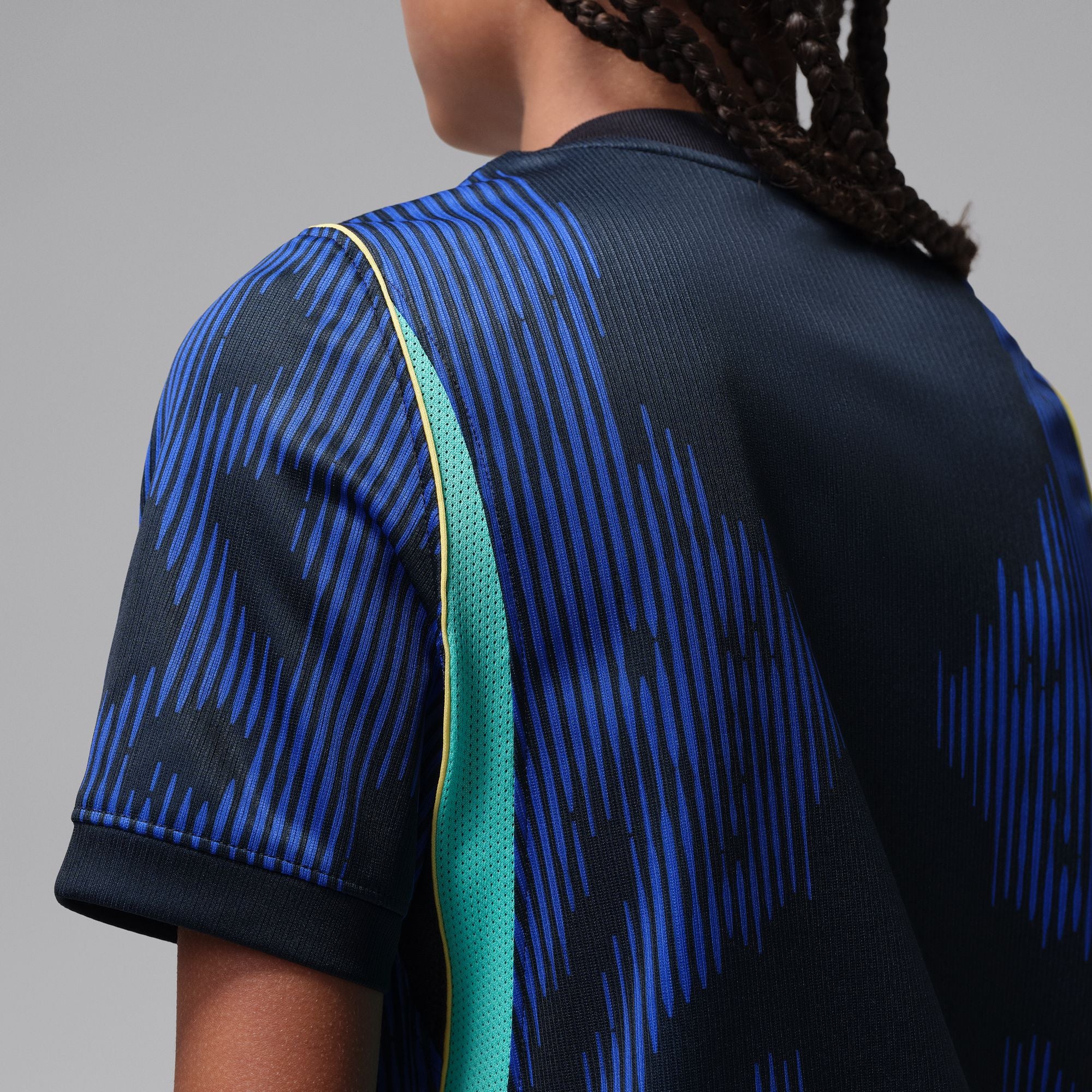 Nike Brazil 2026 Stadium Away Big Kids' Jordan Dri-FIT Soccer Replica Jersey - IU1080-417-NIKE by Nike | Available at Niky's Sports