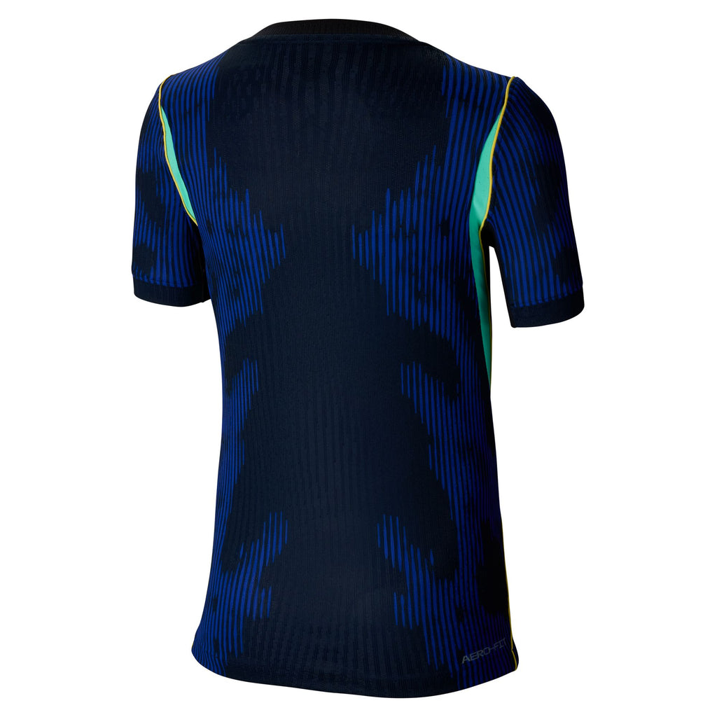 Nike Brazil 2026 Match Away Big Kids' Jordan Aero-FIT Soccer Authentic Jersey