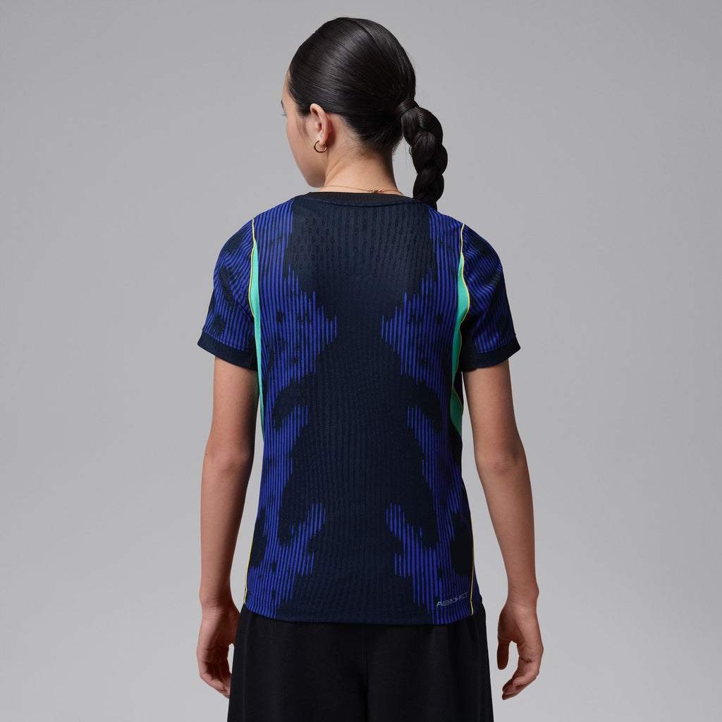 Nike Brazil 2026 Match Away Big Kids' Jordan Aero-FIT Soccer Authentic Jersey
