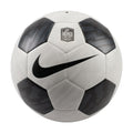Nike Heritage Premier Soccer Ball, WHITE/OFF WHITE/BLACK, front view