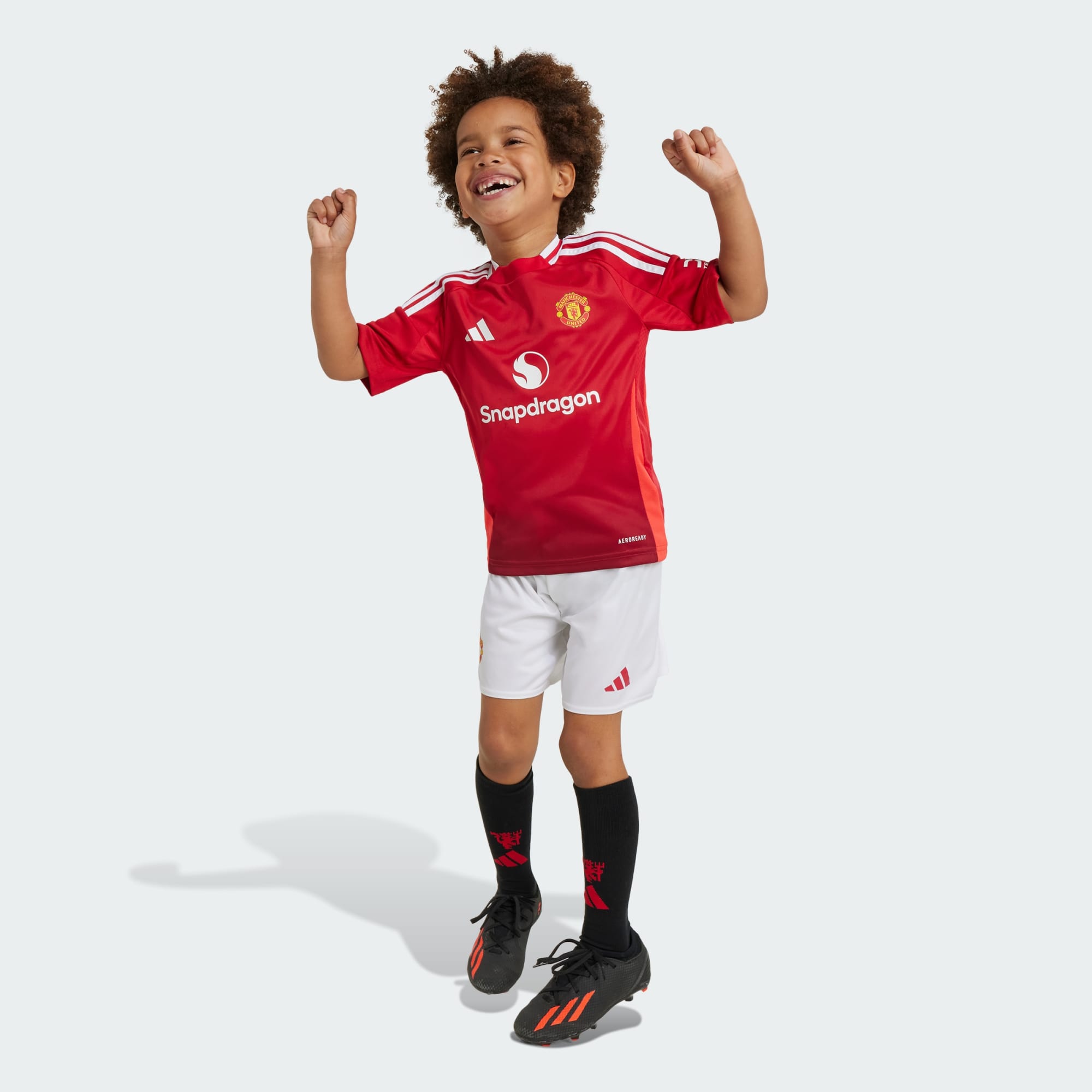 adidas Manchester United Home Mini Kit 24/25 | adidas soccer | MUFC