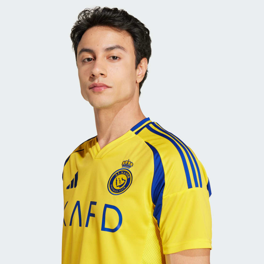 adidas Al Nassr FC 24/25 Ronaldo Men's Home Jersey - JP0459-ADIDAS by adidas | Available at Niky's Sports